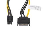 LANBERG SATA(M)->PCI EXPRESS(M) 6 PIN CABLE 20CM 