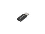 LANBERG USB-C(M) 2.0->USB MICRO(F) ADAPTER BLACK 