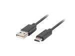 LANBERG USB-C(M)->USB-A(M) 2.0 CABLE 0.5M BLACK QC 3.0 