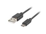 LANBERG USB MICRO(M)->USB-A(M) 2.0 CABLE 1.8M BLACK QC 3.0 