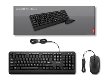 Lenovo CONS 160,set klávesnice + myš,US layout