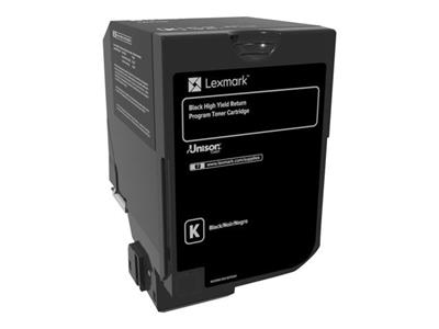 Lexmark CS720/CS725, toner black HC, Return Program 20k