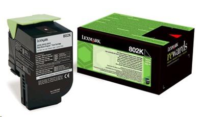 Lexmark CX310 410 510, toner HC Black 802SK return 2,5k