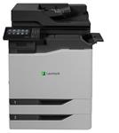 Lexmark CX820dtfe color laser MFP, 50/50ppm, síť, duplex, dotykový LCD, DADF, fax, HDD + 2x zásobník + sešívačka