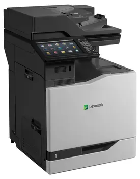 Lexmark CX860de color laser MFP, 57/57ppm, síť, duplex, dotykový LCD, DADF, fax, HDD