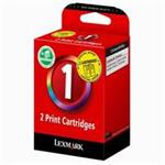 Lexmark No 1 pro X2300, X2450, X2470, X3450, twin-pack (dvoubalení)