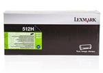 Lexmark toner 51F2H00 black HC 5000str. return, pro MS312/415