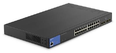 Linksys 24-PORT MANAGED POE+ GE SWITCH 4 1G SFP 250W TAA