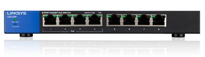 Linksys SMB switch LGS108P 8-port Gigabit s POE