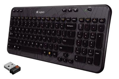 Logitech kláv. Wireless Keyboard K360, US, USB, unifying přijímač