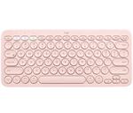 Logitech klávesnice Bluetooth Keyboard K380 US, růžová