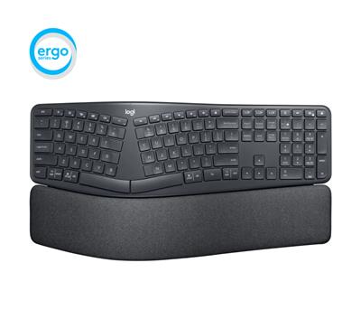 Logitech klávesnice ERGO K860, US, bezdrátová, dělená ergonomická, bluetooth,unifying