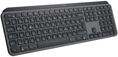 Logitech klávesnice MX Keys - bezdrátová/ logitech Flow/ EasySwitch/ US - černá