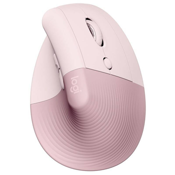 Logitech Lift Vertical Ergonomic Mouse, růžová