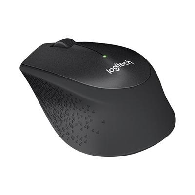 Logitech myš B330 Silent Plus, optická, bezdrátová, 3 tlačítka, 1000dpi - černá