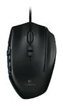 Logitech myš Gaming Mouse G600 MMO Black, 8200dpi, USB, laser