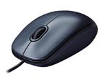 Logitech myš M100 Dark,USB, optická, 1000dpi, tmavá barva