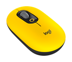 Logitech myš POP - černo-žlutá/optická/ 4 tlačítka/bezdrátová/Bluetooth/4000dpi