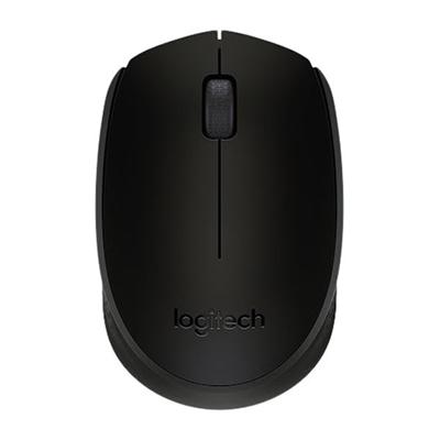 Logitech myš Wireless Mouse B170, bezdrátová, optická, 3 tlačítka, bezdrátový přijímač USB, černá