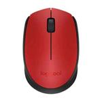 Logitech myš Wireless Mouse M171, optická, 2 tlačítka, 1000dpi, červená