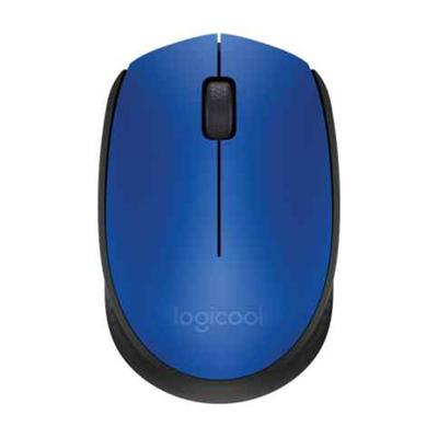 Logitech myš Wireless Mouse M171, optická, 2 tlačítka, 1000dpi, modrá