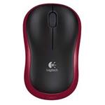 Logitech myš Wireless Mouse M185 Red