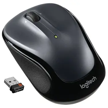 Logitech myš Wireless Mouse M325, optická, 3 tlačítka, tmavě šedá