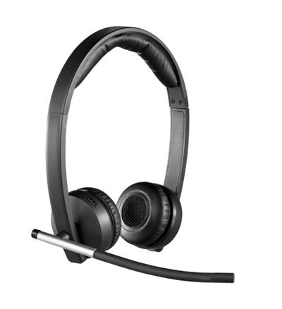 Logitech náhlavní souprava Wireless Headset Dual H820e, černá