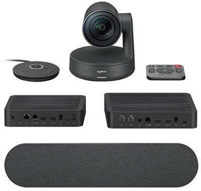 Logitech Rally Ultra-HD ConferenceCam, 1 mic, 1 repro - BLACK - EMEA