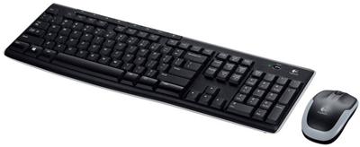 Logitech Wireless Desktop MK270, bezdrátová sada klávesnice a myši, CZ verze