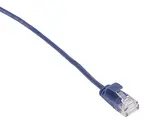 Masterlan comfort patch kabel UTP, extra slim, Cat6, 0,5m, modrý