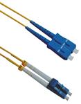 Masterlan optický patch cord, LCupc/SCupc, Duplex, Singlemode 9/125, 2m