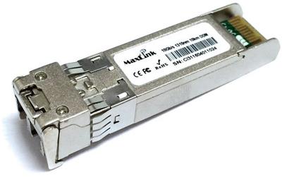 MaxLink 10G SFP+ optický modul, venkovní -40°C, SM, 1310nm, 10km, 2x LC konektor, DDM, Cisco compatible