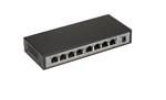 MaxLink reverzní PoE switch RSG-8-1P-DC 7x PoE IN, 1x PoE Out, 1x DC Out