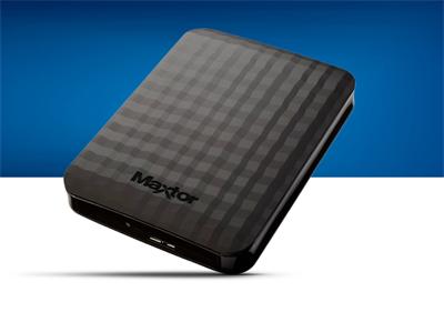 Maxtor M3 Portable, 1TB externí HDD, 2.5", USB 3.0, černý