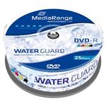 MEDIARANGE DVD-R 4,7GB 16x Waterguard Photo spindl 25pck/bal Inkjet Printable