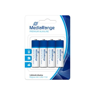 MediaRange Premium baterie Mignon AA 1,5V Alkalické 4pck/BAL