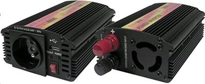 Měnič napětí Carspa CAR300U-12 12V/230V+USB 300W, modifikovaná sinus