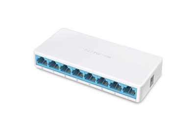 MERCUSYS MS105, 5-port 10/100M mini Desktop Switch, 5 10/100M RJ45 ports, Plastic case