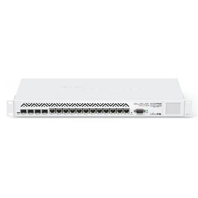 MikroTik Cloud Core Router CCR1036, 12x Gbit LAN, 4x Gbit SFP port, dotykové LCD, vč. L6