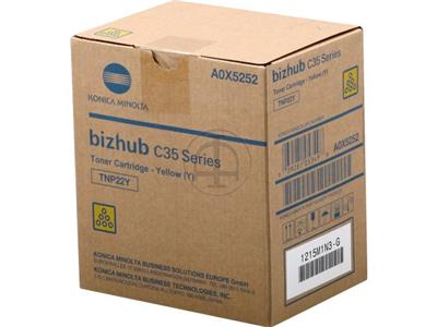 Minolta Bizhub C35/P, toner yellow TNP-22Y 6k