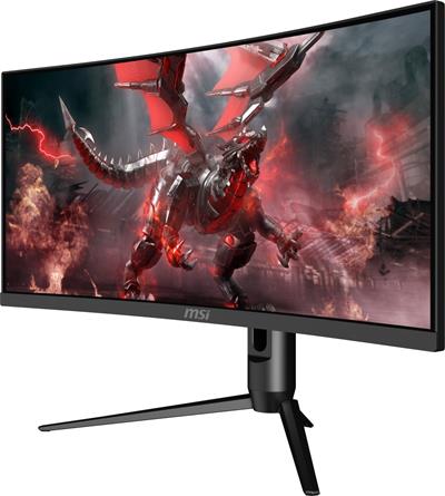 MSI Gaming monitor Optix MAG301CR2, 29.5" zakřivený /2560 x 1080 (WFHD)/VA LED, 200Hz/1ms/3000:1/300cd / m2 /2xHDMI/DP/