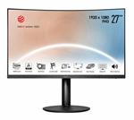 MSI monitor Modern MD271CP, 27" zakřivený/1920 x 1080 (FHD)/VA/4ms/3000:1/250cd / m2/ HDMI/USB C/černá