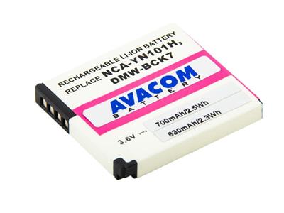 Náhradní baterie AVACOM Panasonic DMW-BCK7 Li-Ion 3.6V 700mAh 2.6Wh