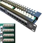 NE Patch panel 24x RJ-45,Cat 5e UTP, 19" s vyvázáním