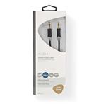 Nedis CABW22000AT10 - Stereofonní Audio Kabel | 3,5mm Zástrčka - 3,5mm Zástrčka | 1 m | Antracit