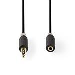 Nedis CABW22050AT30 - Stereofonní Audio Kabel | 3,5mm Zástrčka - 3,5mm Zásuvka | 3 m | Antracit