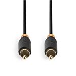 Nedis CABW24170AT20 - Digitální Audio kabel | RCA Zástrčka - RCA Zástrčka | 2 m | Antracit