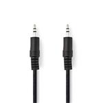 Nedis CAGB22000BK15 - Stereofonní Audio Kabel | 3,5mm Zástrčka - 3,5mm Zástrčka | 1,5 m | Černá barva