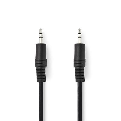 Nedis CAGB22000BK50 - Stereofonní Audio Kabel | 3,5mm Zástrčka - 3,5mm Zástrčka | 5 m | Černá barva